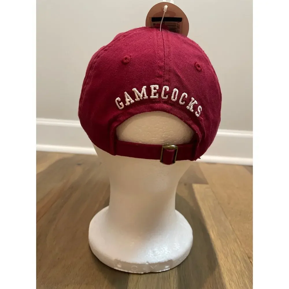Captivating Headgear Gamecocks OSFM Garnet Cotton Strapback Hat